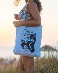 Tote Bag Sirena – Tote Bag de algodón orgánico – Live Forever ®